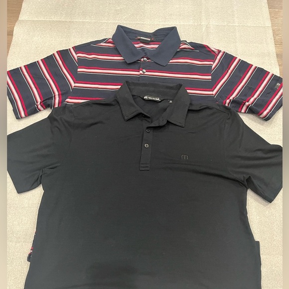 [M]Bundle of 2-Men's Polo Shirts Tiger Woods Travis Matthew - Picture 1 of 10